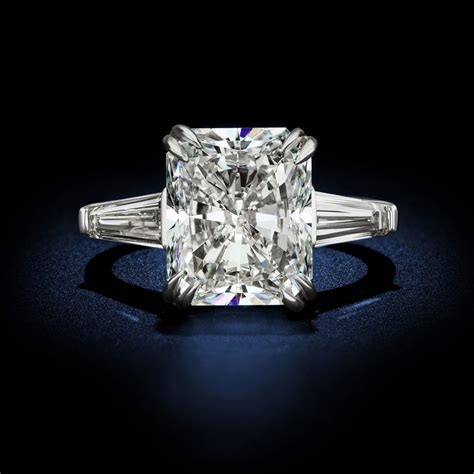 6.13 Carat F VS1 Radiant Diamond Ring - Rosenberg Diamonds & Co.