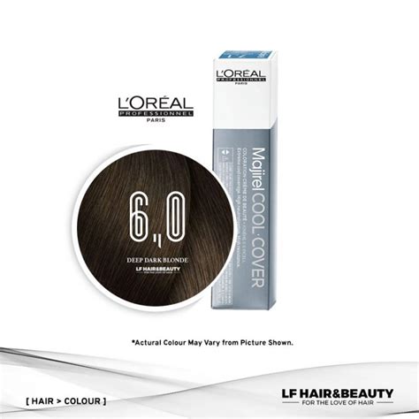 L Oreal Majirel Permanent Hair Color 6 0 Deep Dark Blonde 50ml LF