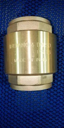 Brass Spring Loaded Check Valve For Water Line Packaging Type Standard At ₹ 999 In Mumbai