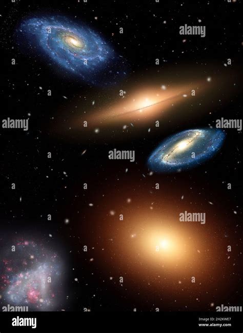 Types of galaxies hi-res stock photography and images - Alamy