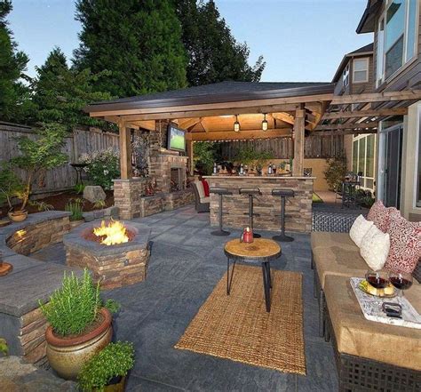 Awesome 55 Graceful Outdoor Fireplaces Ideas For Backyard More At