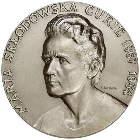 Medaglia Maria Sklodowska Curie Centenario Della Nascita Eur