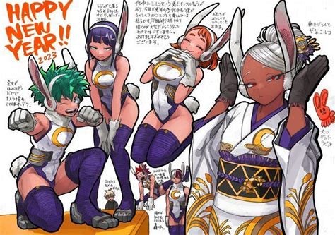 My Hero Academia: Horikoshi draws Class 1-A in Mirko’s costume for ...