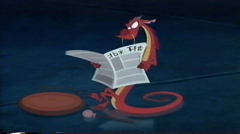 Mulan Mushu 1998 Vhs Capture Youtube