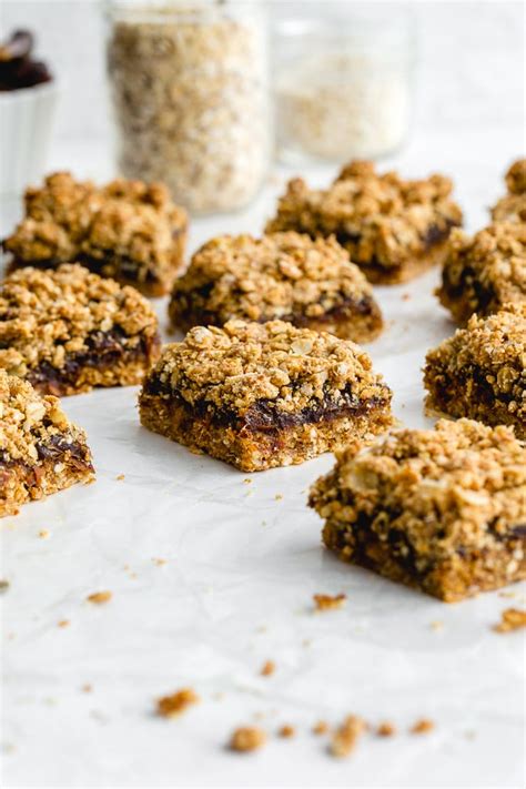 Healthy Date Squares Vegan Gluten Free Crumb Top Baking