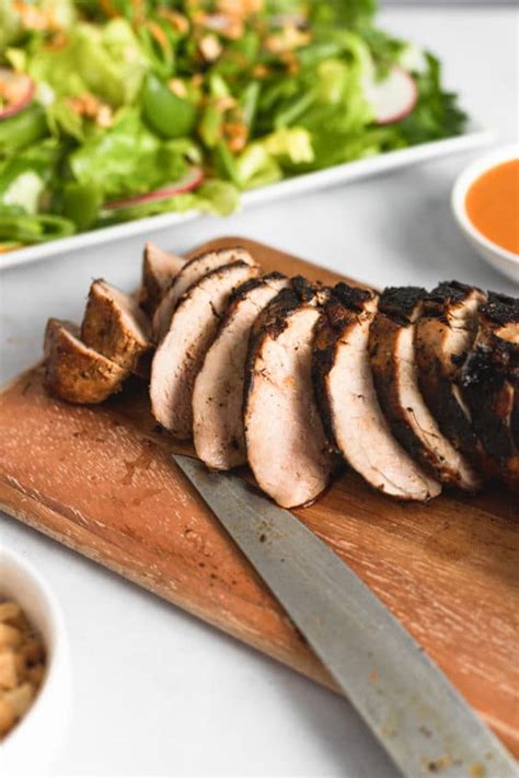 Gochujang Grilled Pork Tenderloin Salad From Scratch Fast