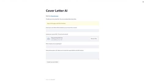 What Is Instant Job Cover Letters With Ai Review Pricing And Instant