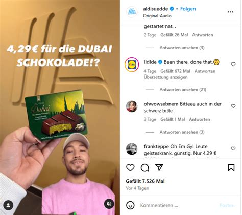 Dubai Schokolade Exklusiv Bei Aldi S D Lidl Spottet