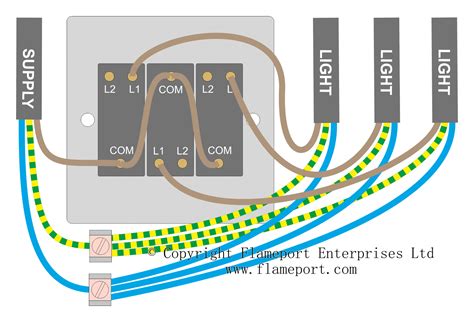 How To Connect 3 Gang Light Switch