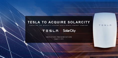 Tesla And Solarcity Agree On A 2 6 Billion Deal 45 Day Go Shop