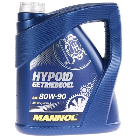 MANNOL Hypoid Getriebeoel 80W 90 API GL 4 GL 5 LS 4 Liter Autoteile