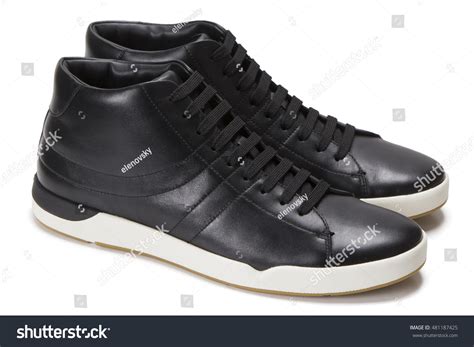 Black High Cut Sneakers Stock Photo 481187425 Shutterstock