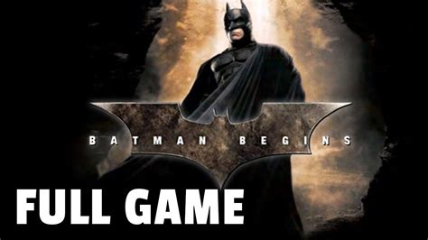 Batman Begins Gameplay Walkthrough Full Game No Commentary YouTube