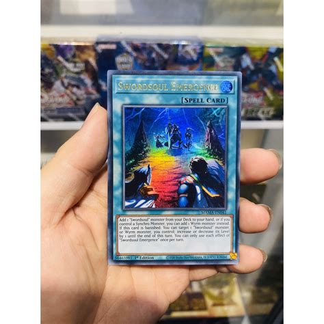 Thẻ Bài Yugioh Mã Mama En041 Swordsoul Emergence Ultra Rare 1st Edition Shopee Việt Nam