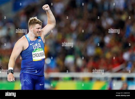 Ryan Crouser Of Usa Team Shot Put Wins Gold Medal At The Rio