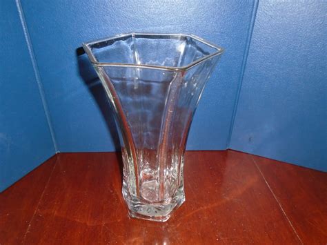 Large Hoosier Glass 4041 Vase Vintage Glass Vase Etsy