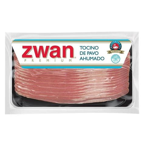 Tocino Zwan Premium De Pavo Ahumado 227 G Walmart