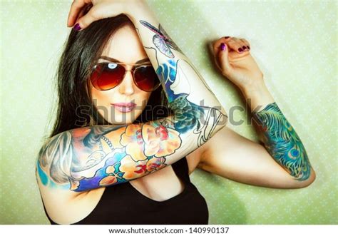 Naked Girl Tattoo Stock Photos Images Photography Shutterstock