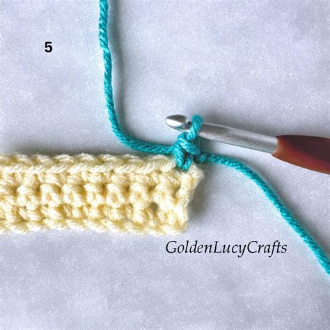 How To Crochet Standing Stitches Sc Hdc Dc Goldenlucycrafts