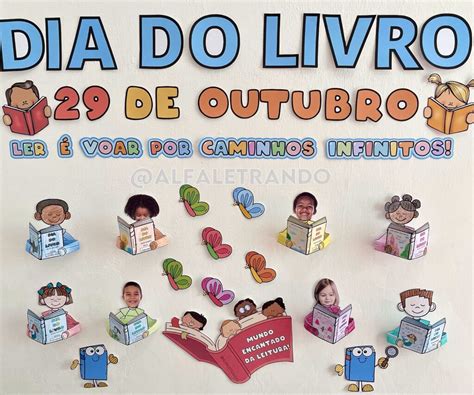 Painel Dia Do Livro Alfaletrando Lojinha Alfaletrando Andressa