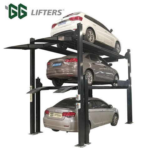 Ce Triple Stacker Car Parking Lift Hydraulic Auto Lift Car Storage