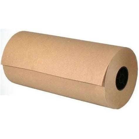 Plain Wood Pulp 80 GSM Brown Kraft Paper Roll For Packaging At Rs 579