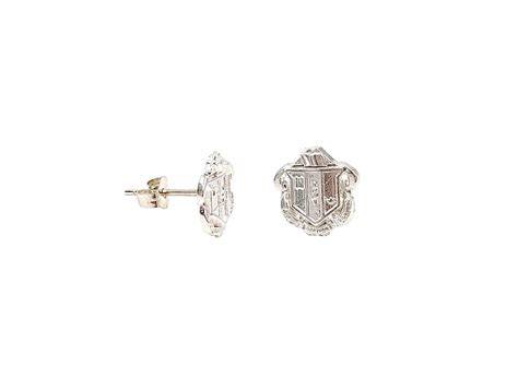 Delta Zeta Crest Earrings Malick And Grace