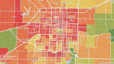 Springfield, MO Violent Crime Rates and Maps | CrimeGrade.org