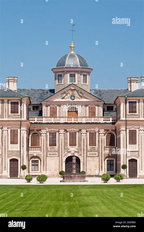 Schloss Favorite Castle Near Rastatt Baden Wuerttemberg Stock Photo