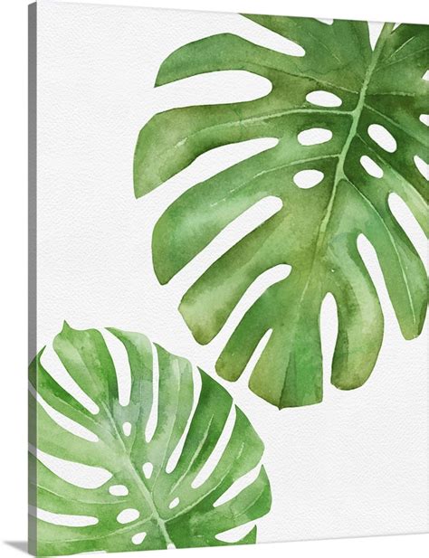 Tropical Leaf Ii Wall Art Canvas Prints Framed Prints Wall Peels