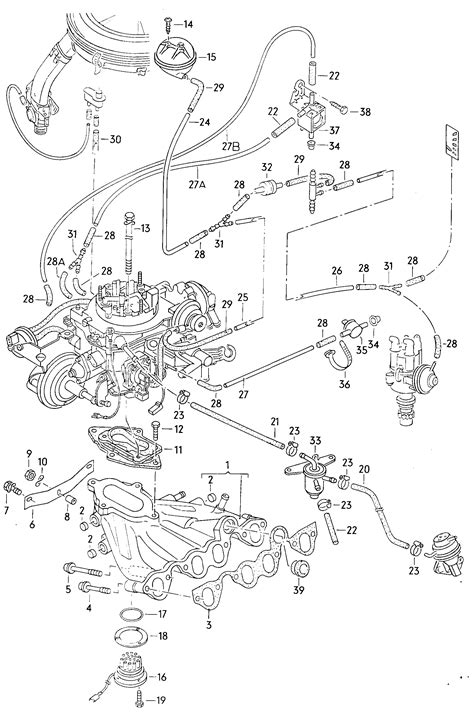 Volkswagen Passat Syncro Vacuum System Intake System