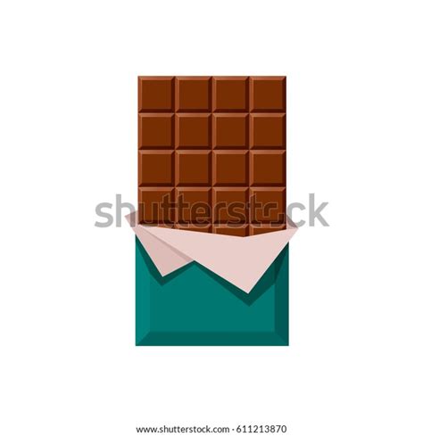 Chocolate Bar Vector Illustration Stock Vector (Royalty Free) 611213870 ...