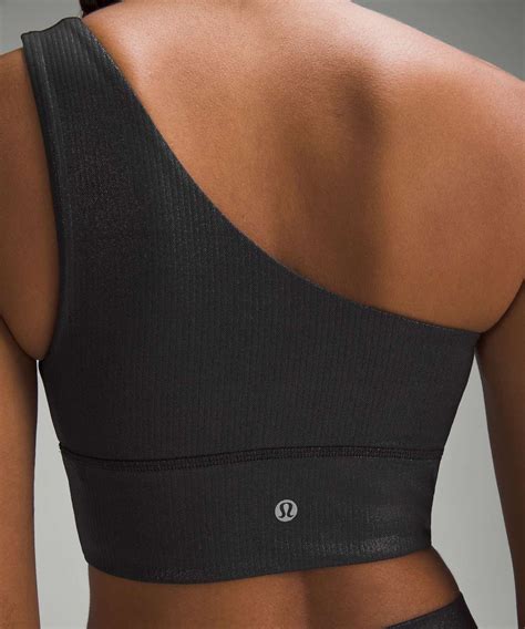 Lululemon Align Asymmetrical Ribbed Bra Light Support A B Cup Shine