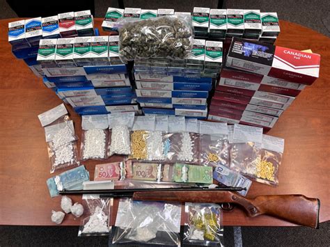 Rcmp Seize Drugs And Weapon Resulting From Traffic Stop