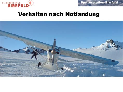 PPT Überleben bei einer Notlandung im Gebirge PowerPoint Presentation