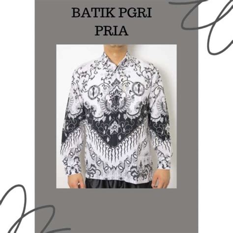 Jual Baju Batik Pgri Pria Model Terbaru Harga Promo Juli 2024 Blibli