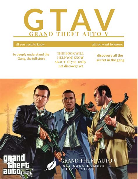 Buy Grand Theft Auto V Guide GTA5 All Of The Gang Members GTA5 All Of