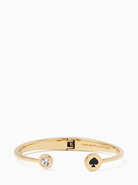 Kate Spade Spot The Spade Open Hinge Bangle Shopstyle Bracelets