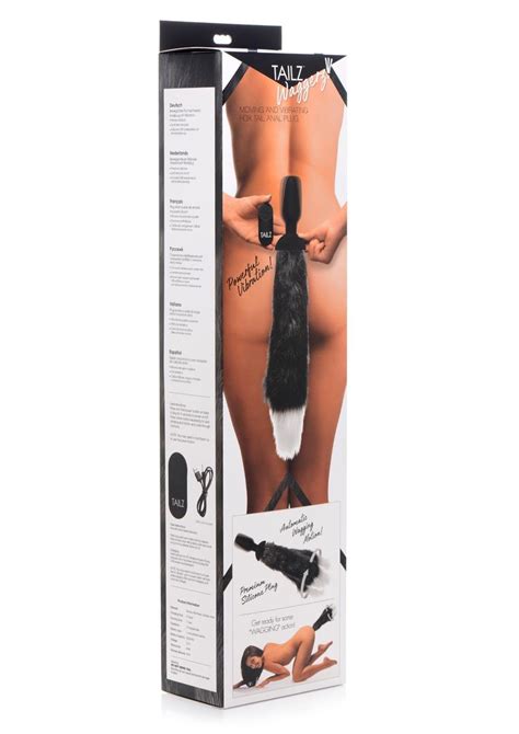 Tailz Waggerz Wireless Remote Controll Moving And Vibrating Tail Anal
