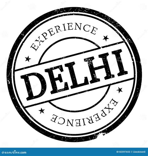 Delhi Stamp Rubber Grunge Cartoon Vector 82597655
