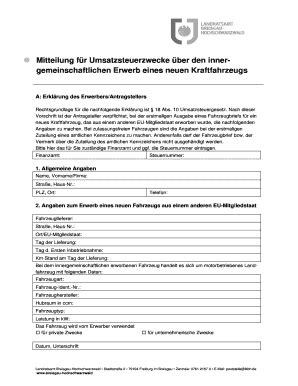 Ausf Llbar Online Mitteilung F R Umsatzsteuerzwecke Bei