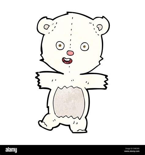 Cartoon Cute Polar Bear Cub Stock Vector Image And Art Alamy