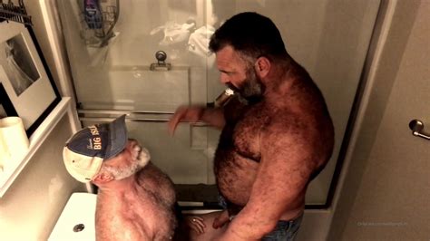 Muscle Daddy Bear Marking His Territory