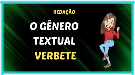 O G Nero Textual Verbete Portugu S Simples