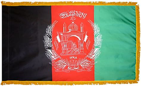 Afghanistan Fringed Flag | Over 30 Yrs In Business