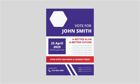 Election flyer template design. Political election flyer design. vote ...