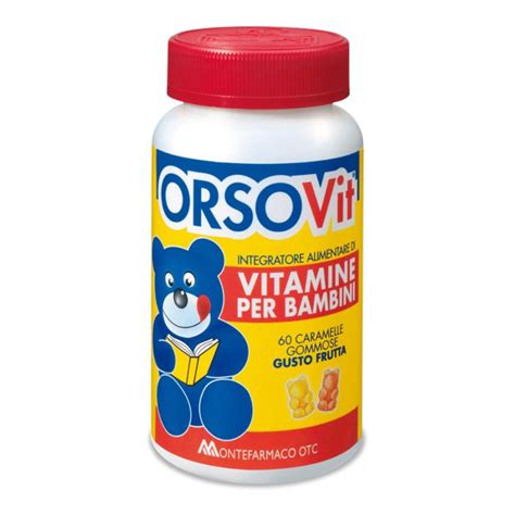 Orsovit Integratore Alimentare Orsetti Gommosi Alla Frutta Openfarma