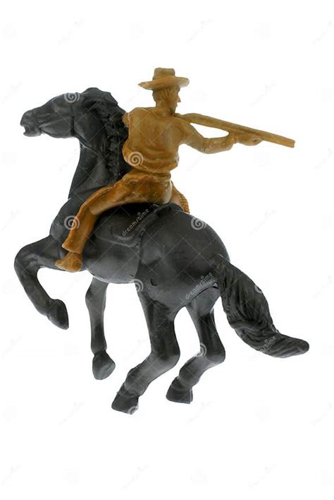 Toy Cowboy On Horse Stock Photo Image Of Figure Child 12909660