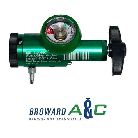 Oxygen Regulator Cga 870 0 15 Lpm Broward Aandc Medical Supply