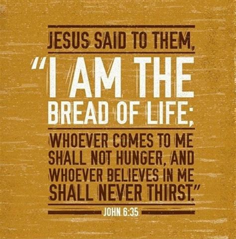 Daily Bible Verse About The Bread Of Life Bible Time